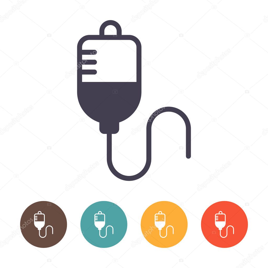 IV bag icon, Infuse Icon 