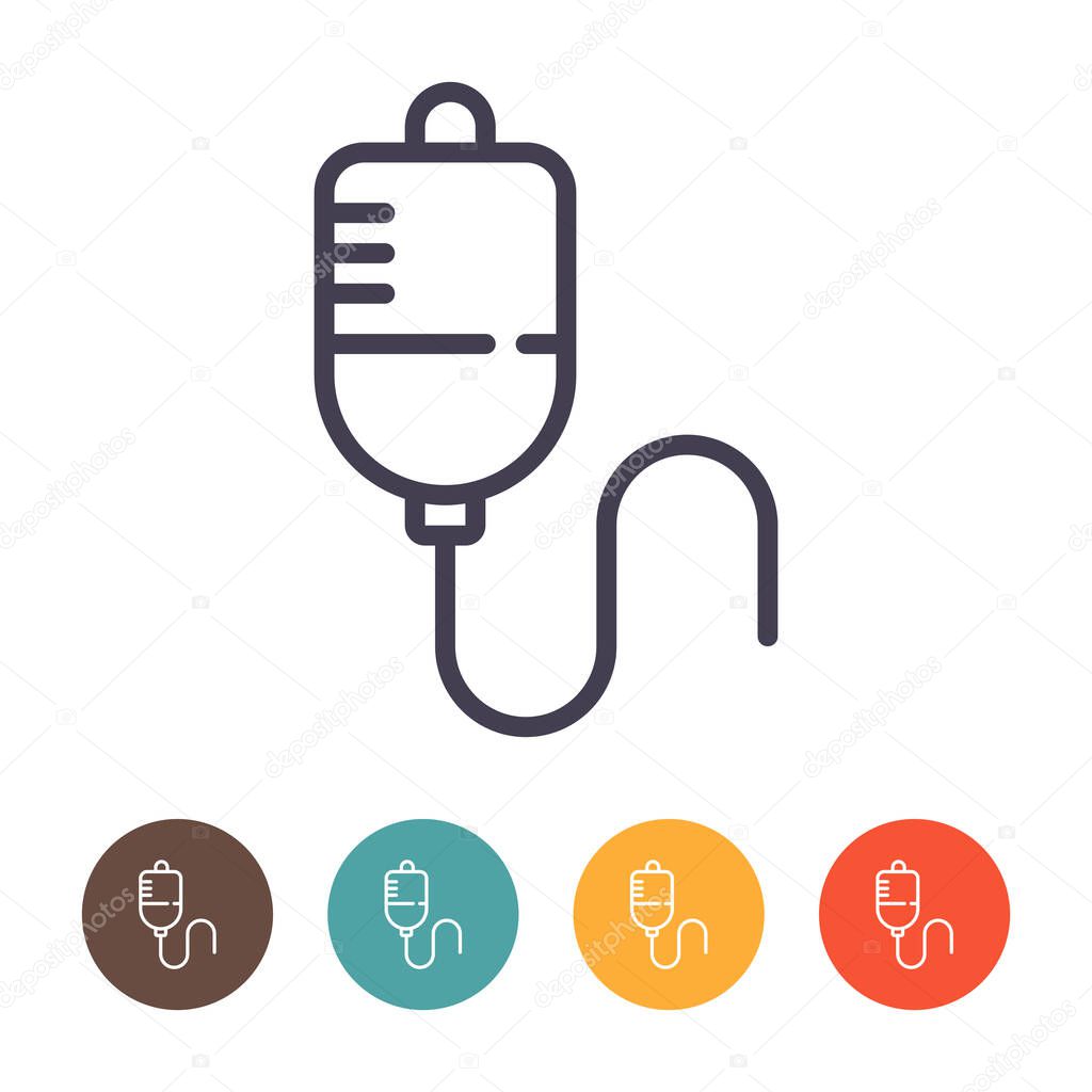 IV bag icon, Infuse Icon 