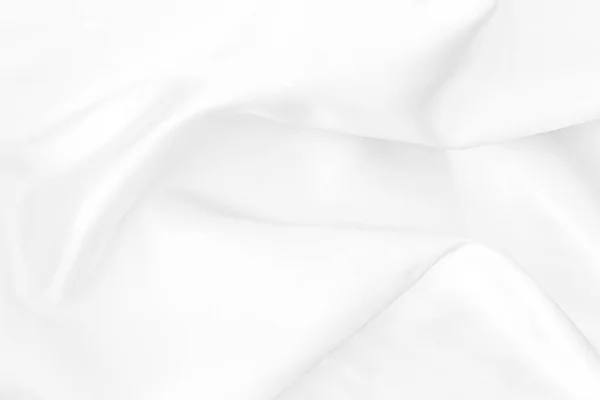 White Fabric Texture Background Smooth Elegant White Silk Texture — Foto Stock