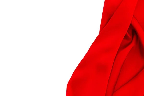 Red Fabric Texture Background Smooth Elegant Red Silk Texture — Stockfoto