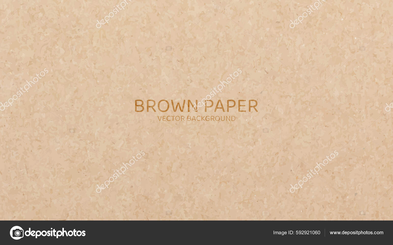 Brown Paper Texture Background Vector Illustration Eps Stock Vector