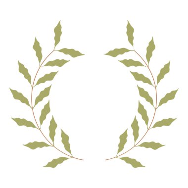 Karalama çiçeği, çizgi ve yaprak dairesi çerçeveleri