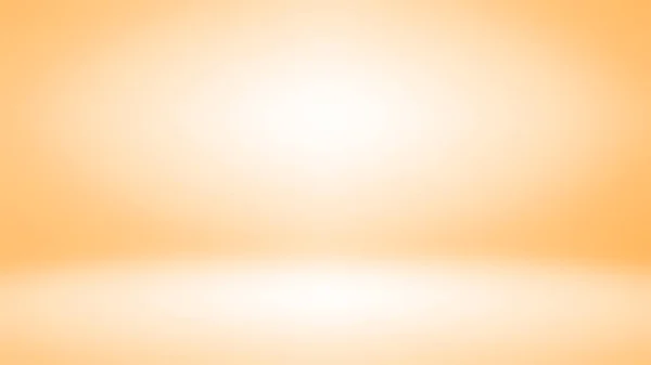 Empty Orange Color Studio Room Background Can Use Background Product — 스톡 벡터