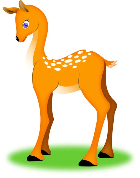 Kreslený jelen — Stockový vektor