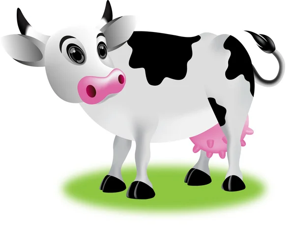 Cute cow cartoon — Stock Vector