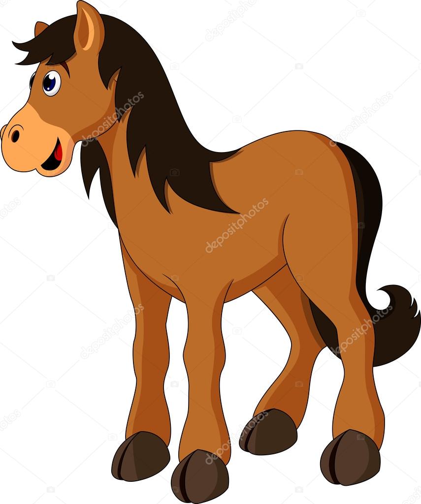 desenho de cavalo bonito vetor de stock irwanjos2 36544607