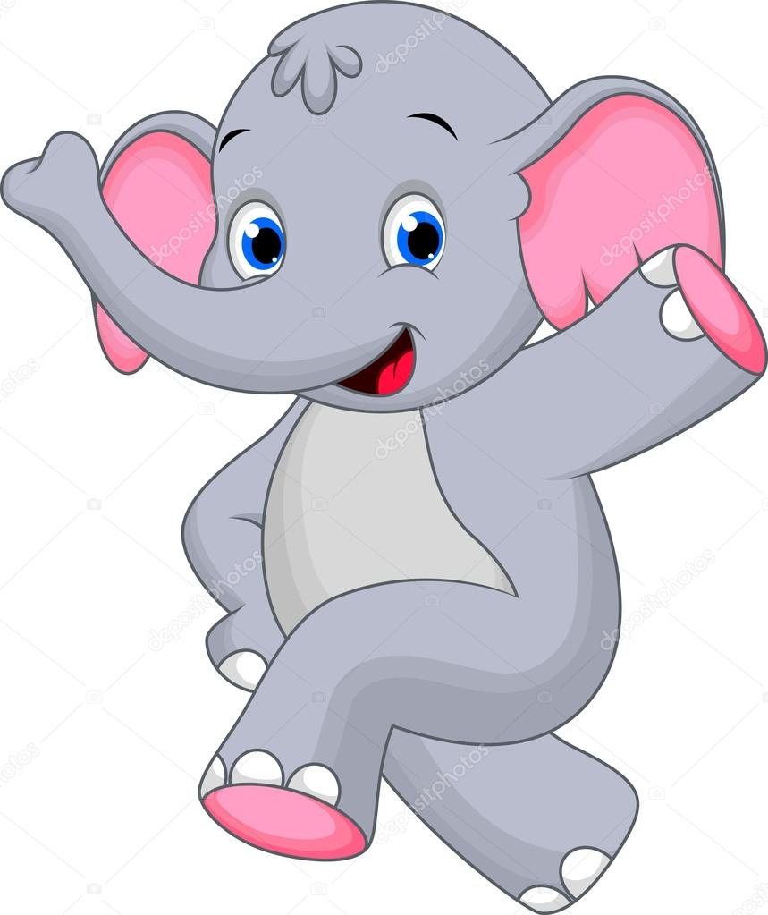 Funny elephant