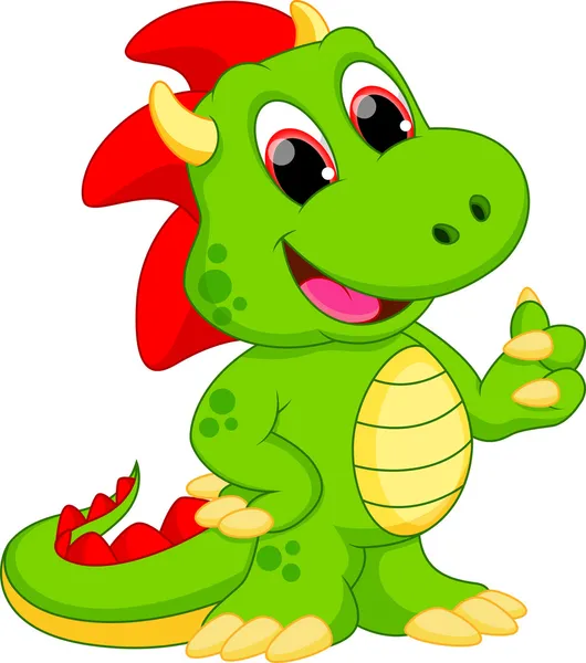 Dragon Cartoon — Stockvector