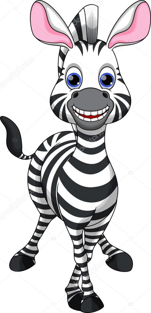 Cute zebra cartoon