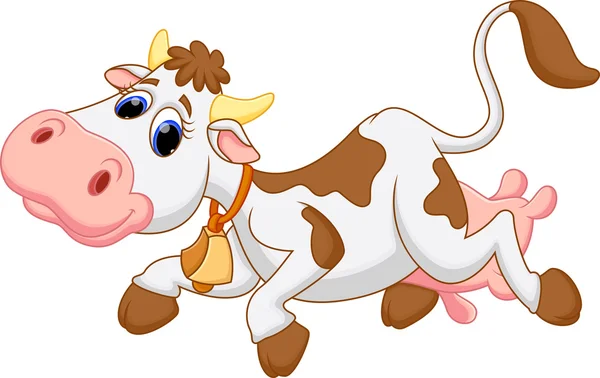 Desenhos animados de vaca bonito —  Vetores de Stock