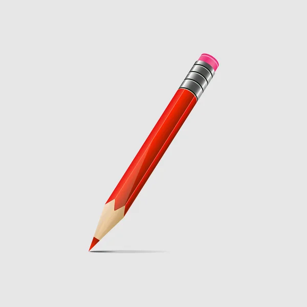 ดินสอสีแดง — ภาพเวกเตอร์สต็อก