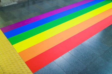 Gökkuşağı Yürüyüşü Onur Ayı festivalini karşılıyor. Gökkuşağı gururu lezbiyen, gey, biseksüel, transseksüel ve LGBTQ gururunun bir sembolüdür. Haziran 'da LGBTQ sosyal hareketi.