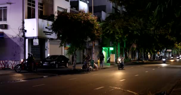 Chi Minh City Vietnam July 2022 People Riding Motorcycles Road — Stockvideo