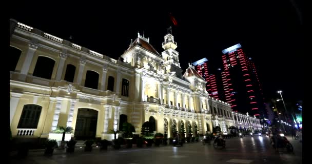 Chi Minh City Vietnam July 2022 People Riding Motorcycles Road — Video Stock