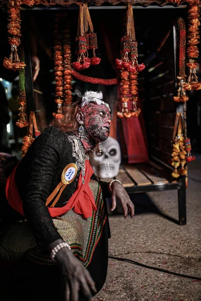 Nakhon Ratchasima Thailand October 2019 Organizing Fashion Contest Ghost Costumes — Stok fotoğraf