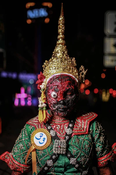 Nakhon Ratchasima Thajsko Října 2019 Pořádání Módní Soutěže Kostýmech Duchů — Stock fotografie