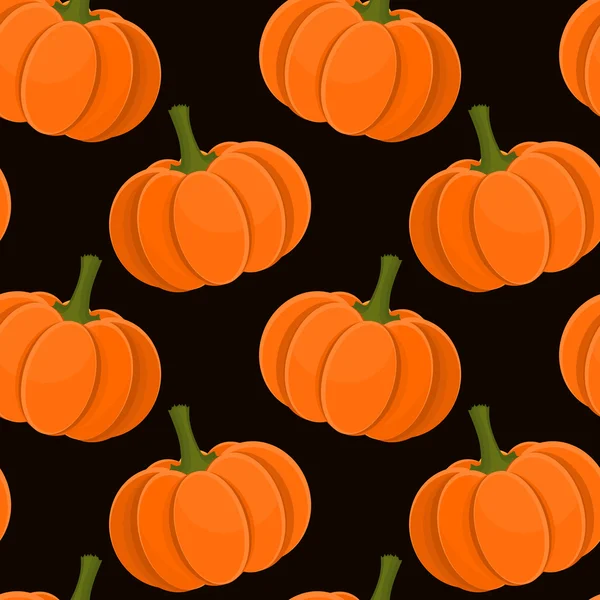 Pumpkin seamless pattern — стоковый вектор