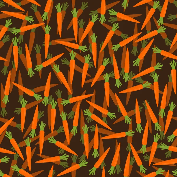 Modèle sans couture de carotte — Image vectorielle