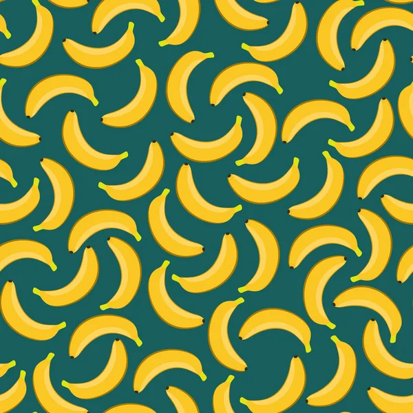 黄色的香蕉无缝模式 免版税图库插图