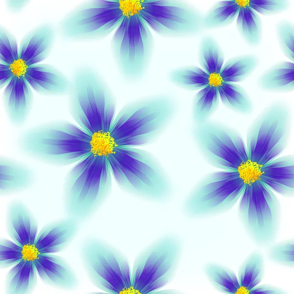 Барвистий квітковий безшовний візерунок — стоковий вектор