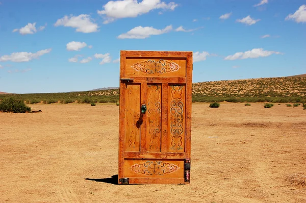 Door in the wild — Stock Photo, Image