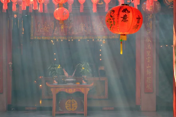 Lanterna tempio cinese — Foto Stock