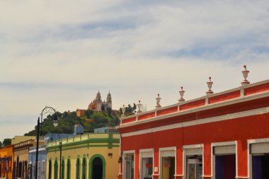 kilise ile yukarıda cholula Keops Piramidi