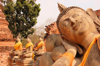 wat putthaisawan, ayutthaya, Buda uzanmış