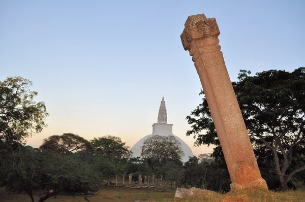 Mirisavatiya dagoba estupa, anuradhapura, sri lanka — Foto de Stock