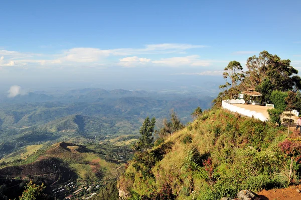 Lipton's Seat view of tea plantations, Sri Lanka — Stock Photo, Image