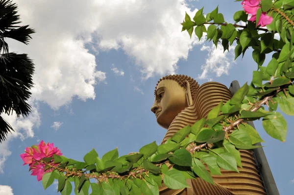 Zlatý buddha Sigiriya, Srí lanka. — Stock fotografie