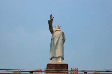 chinas eski Başkan mao zedong heykeli