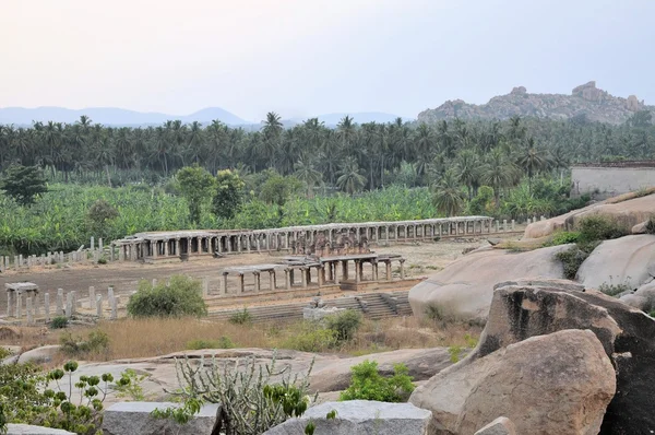 Antiguas ruinas de Hampi, Karnataka, India —  Fotos de Stock