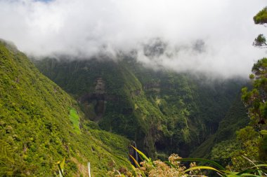reunion ülkesindeki şelale