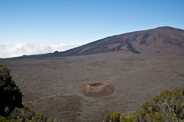 ハーケン デ ラ fournaise 火山 — ストック写真