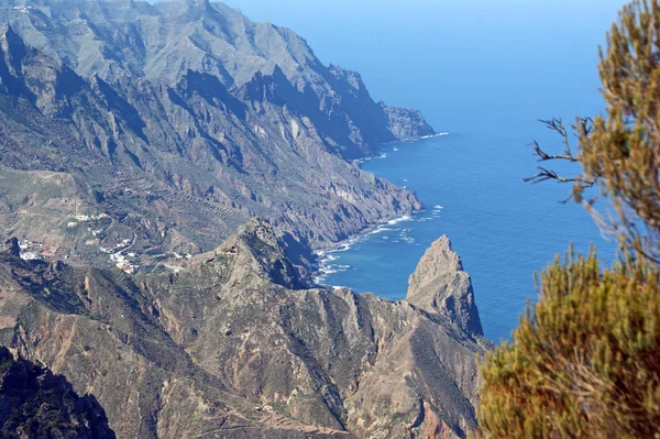 Vista dalle montagne di Anaga — Foto Stock