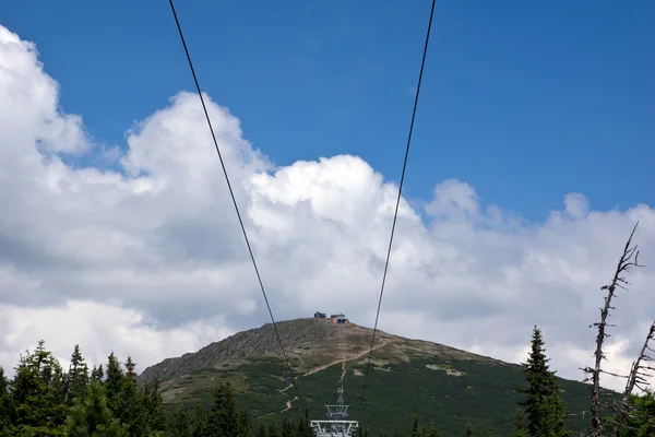 Εθνικό πάρκο Krkonose γιγαντιαία βουνά — Φωτογραφία Αρχείου