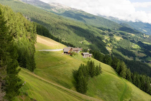 Pohled Údolí Poblíž Heiligenblut Korutany Rakousko — Stock fotografie