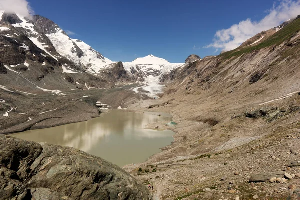 Stenen Pad Naar Pasterze Gletsjer Oostenrijk Zomer 2021 — Stockfoto