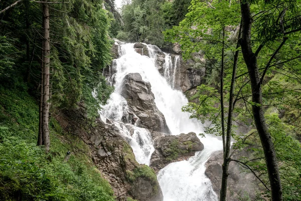 Fiume Cascata Groppensteinschlucht Carinzia Austria — Foto Stock