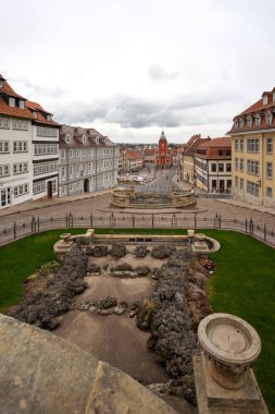 Gotha, Özgür Thüringen Şehri - tarihi belediye binası olan merkez market