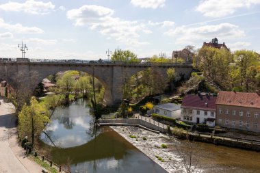 Barış Köprüsü (Almanca: Friedensbrcke). Bautzen. Saksonya. Almanya