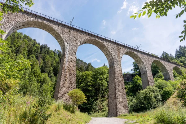 The Ravenna Bridge railway viaduct. Black Forest. Germany. Europe