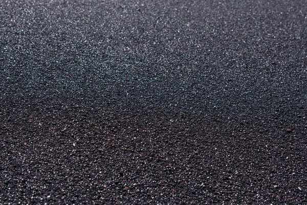 Close Picture Vulcanic Black Sand — Stock Photo, Image