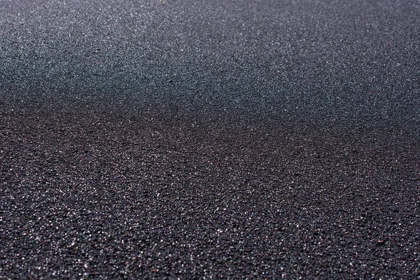 Крупный План Вулканического Черного Песка — стоковое фото