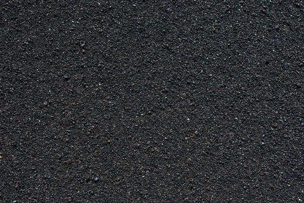 Närbild Vulkanisk Svart Sand — Stockfoto