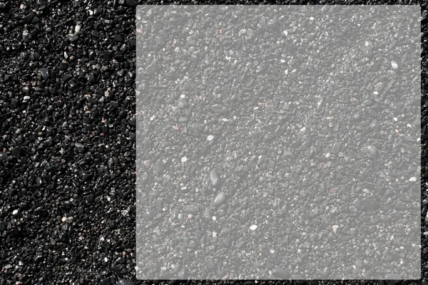 Close Picture Vulcanic Black Sand — Stock Photo, Image