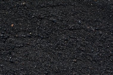 Volkanik siyah kumun yakın plan resmi. 
