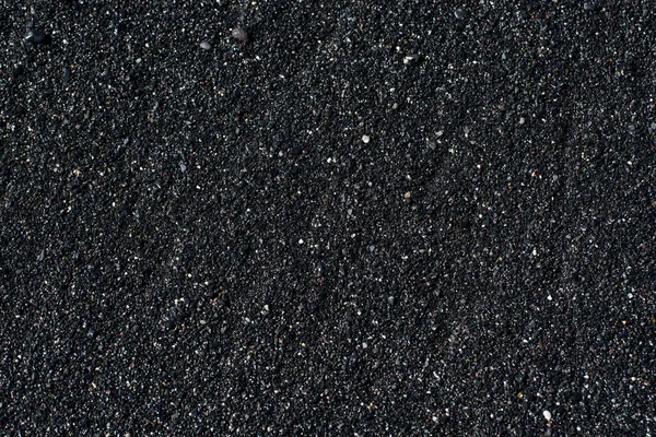 Close Picture Vulcanic Black Sand — Stock Photo, Image