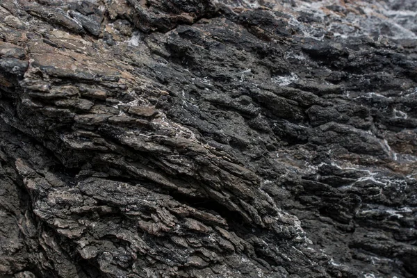 Telhas Cinzentas Textura Pedra Vulcânica Fundo — Fotografia de Stock